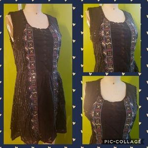 Free People Water Lily Embroidered Dress